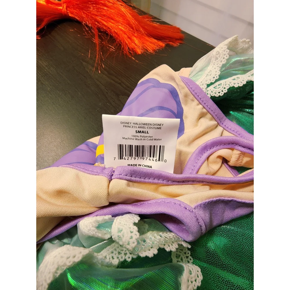 Disney Princess Ariel The Little Mermaid- SMALL Dog Halloween Costume - Picture 8 of 10